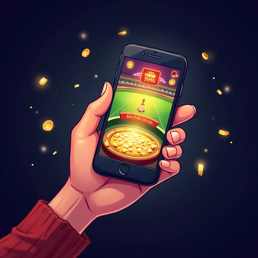 Kingbet mobile showcase illustration